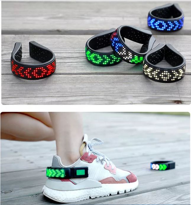 scarpa illuminata - display a LED