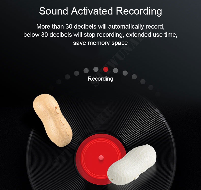 registratore audio e vocale - registrazione attivata dal suono