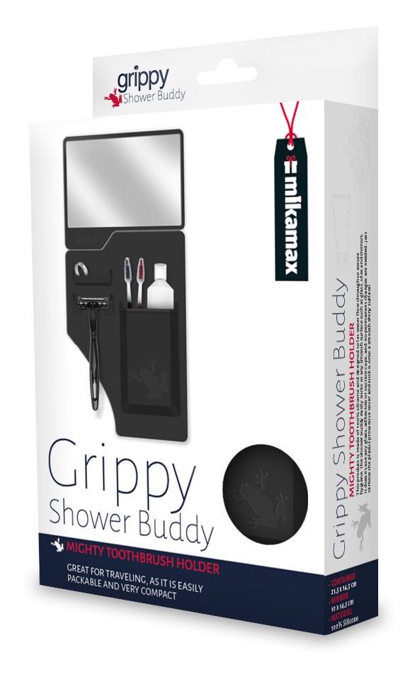 supporto da bagno per articoli per l'igiene grippy shower buddy