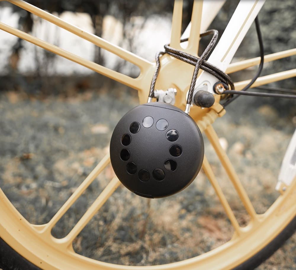 lucchetto per bicicletta con cassetta di sicurezza a chiave
