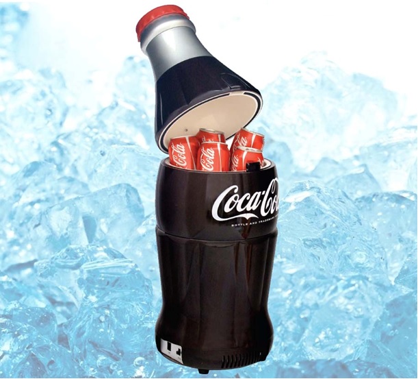 mini fridget bottiglia di coca cola