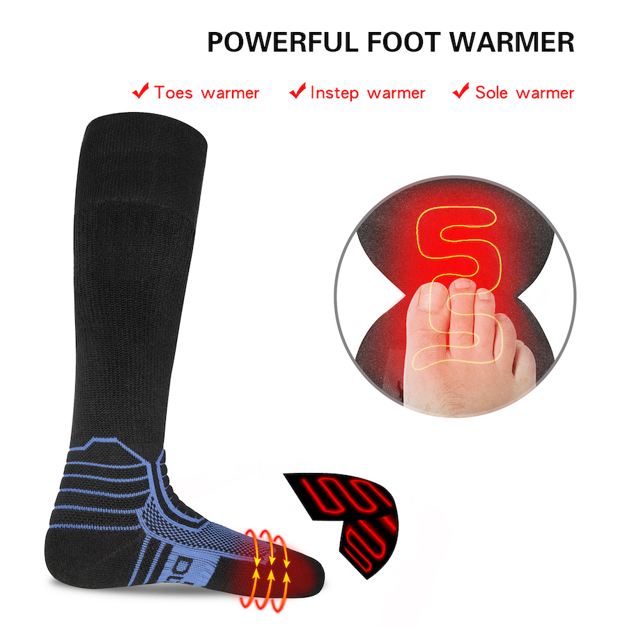 calze con riscaldamento elettrico - calze termoriscaldate