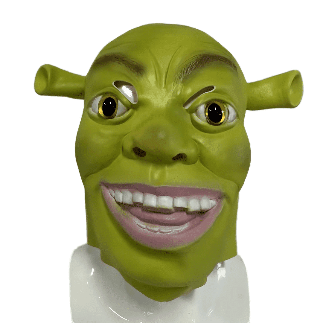 Maschera Shrek - per bambini e adulti per Halloween o Carnevale