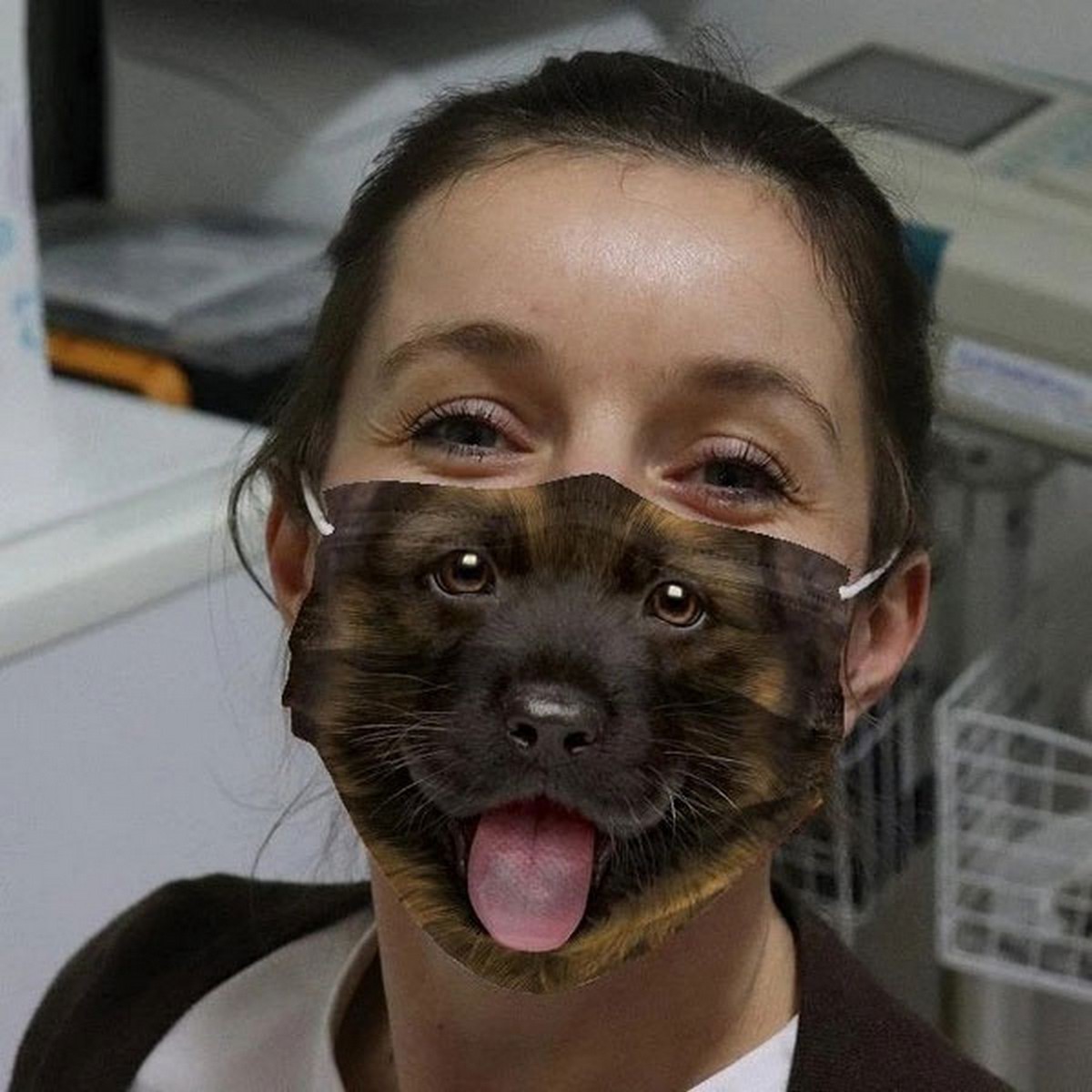 maschera facciale wolfhound