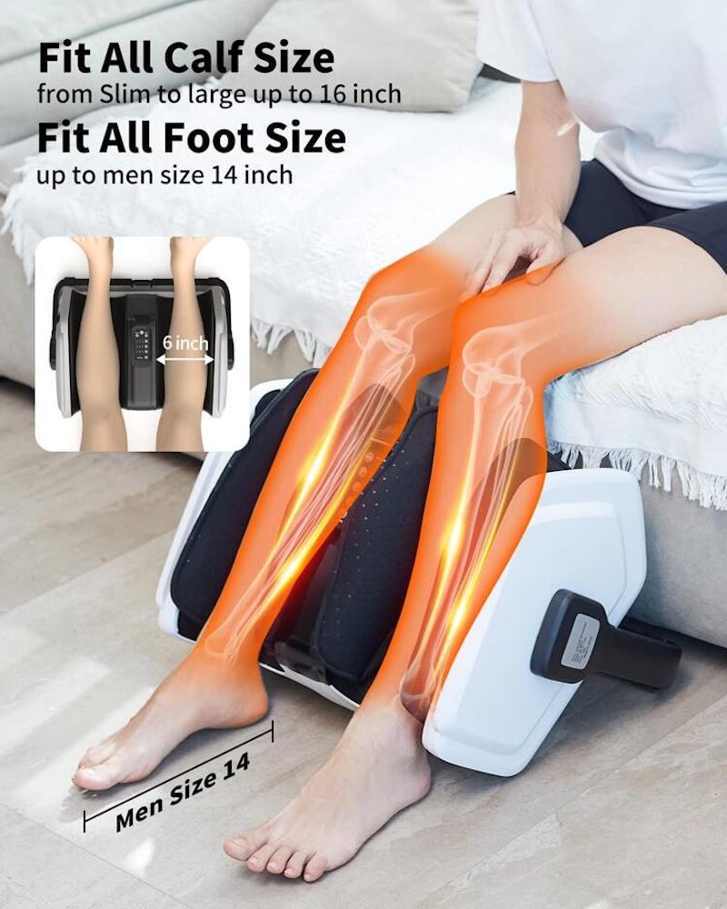 massaggiatore a compressione d'aria per le gambe