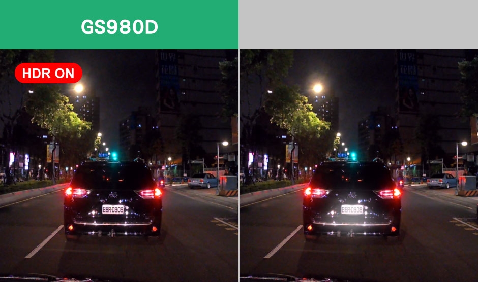 fotocamera per auto dod gs980d HDR