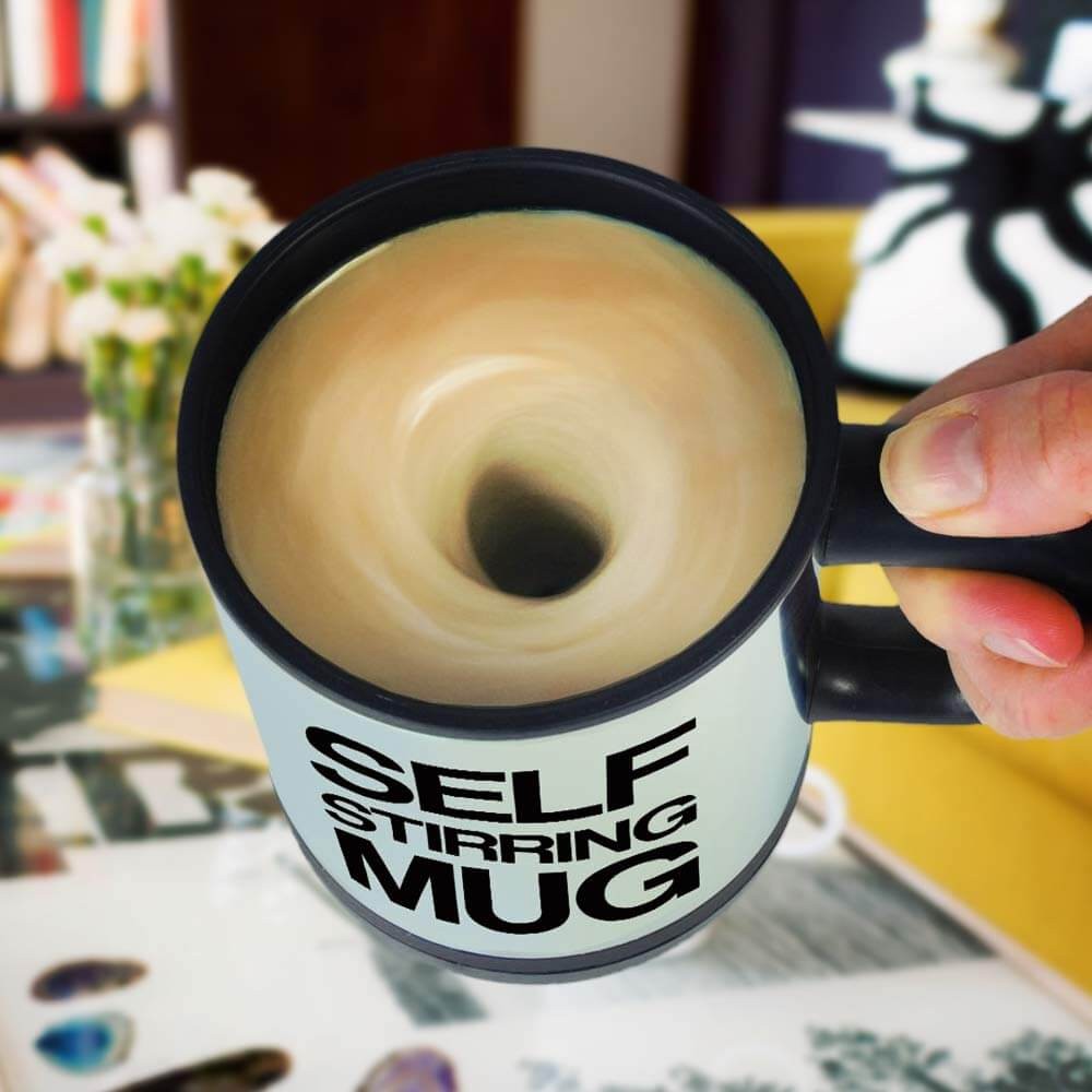 tazza auto-magnetica tazza automiscelante per caffè