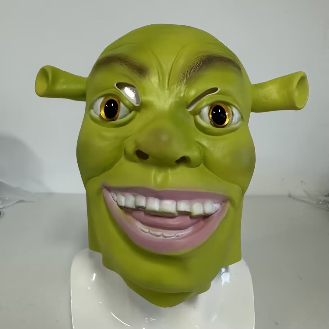 Maschera Shrek per il carnevale