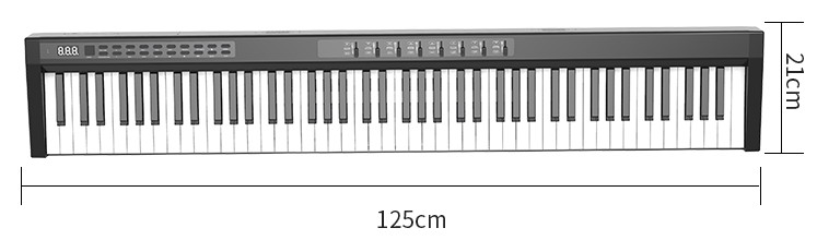 Tastiera elettronica (pianoforte) 125 cm
