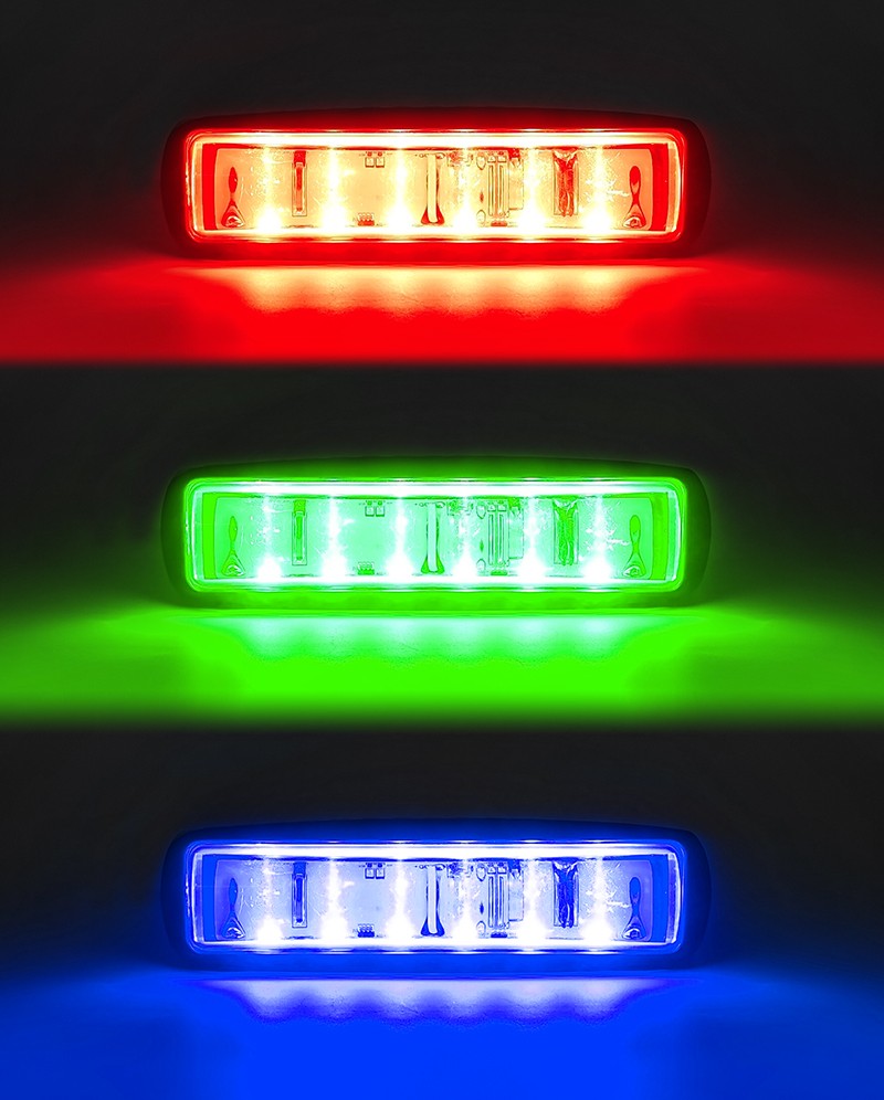 luce di sicurezza per carrelli elevatori rosso blu verde