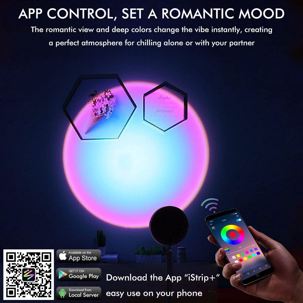 lampada wifi rgb colorfull per app di supporto per telefoni cellulari