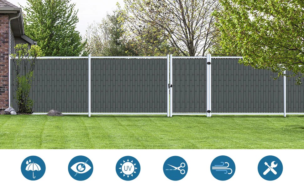 recinzioni di riempimento in plastica pvc recinzione ombreggiante