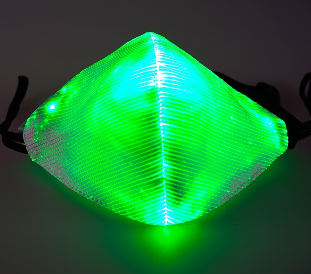 LED maschera verde