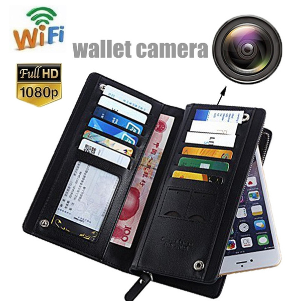 telecamera spia nel portafoglio wifi full hd