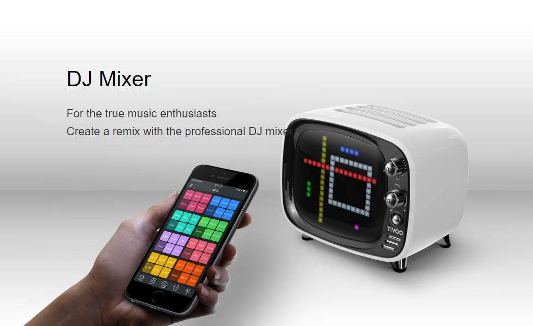 dj mixer funzione divoom speaker