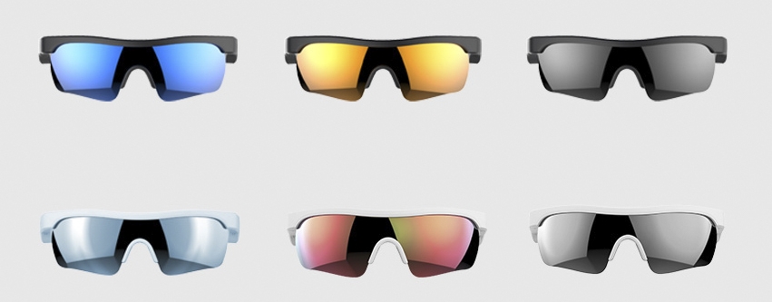 occhiali da sole con lenti sostituibili