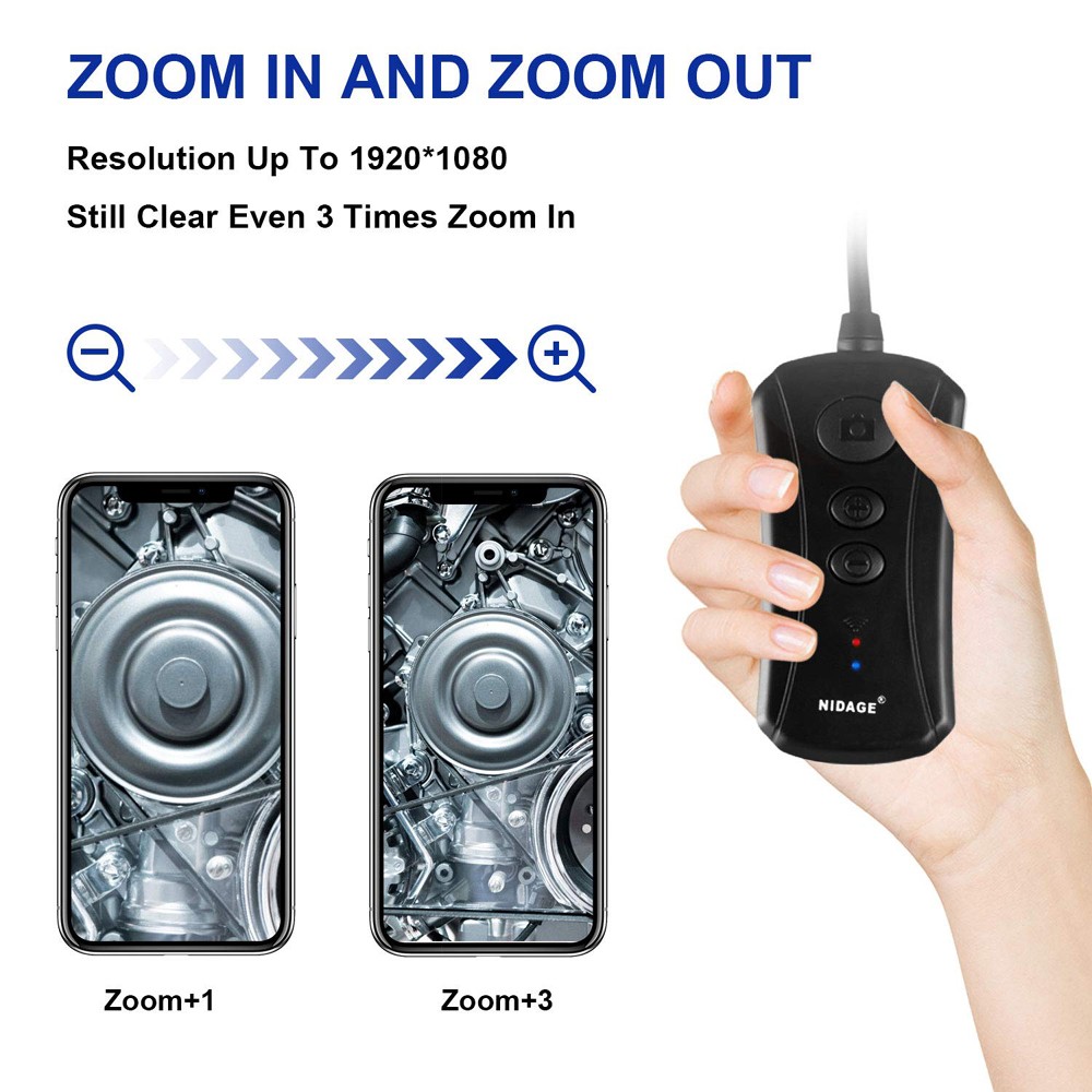 telecamera endoscopica wifi con zoom