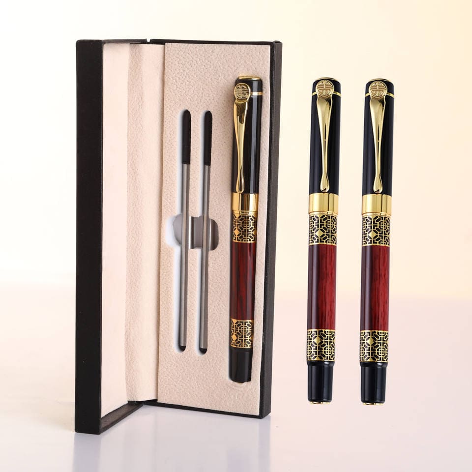 set di penne di lusso, eleganti ed eleganti per la scrittura, confezione regalo