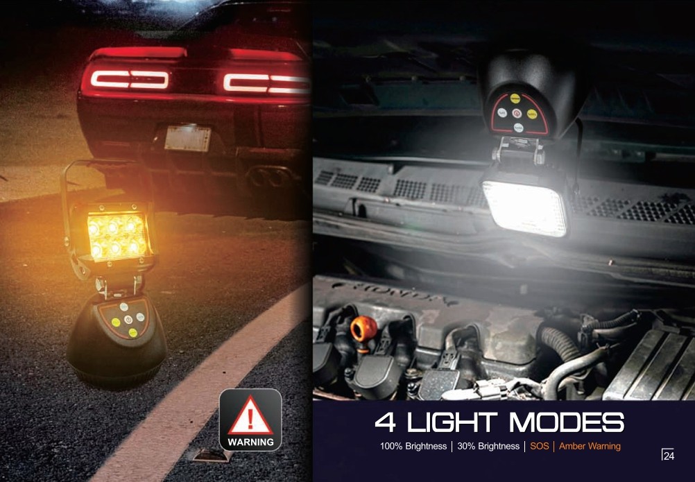 Lampada di sicurezza a LED non solo per officina, auto, ecc
