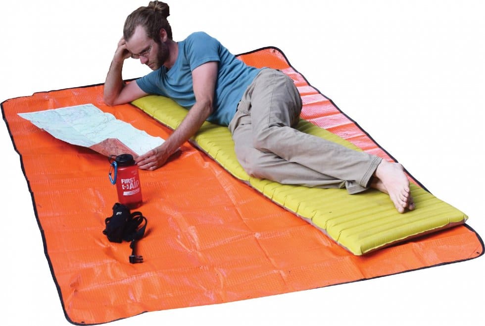 copertura per coperta in lamina termica arancione