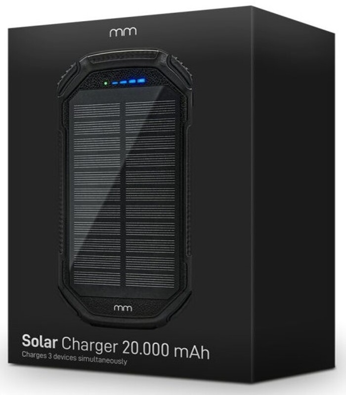 caricatore mobile esterno batteria solare 20000 mah