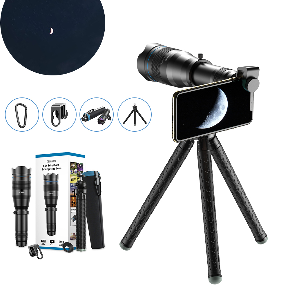 Obiettivo telescopico per dispositivi mobili - portatile con zoom fino a 60x