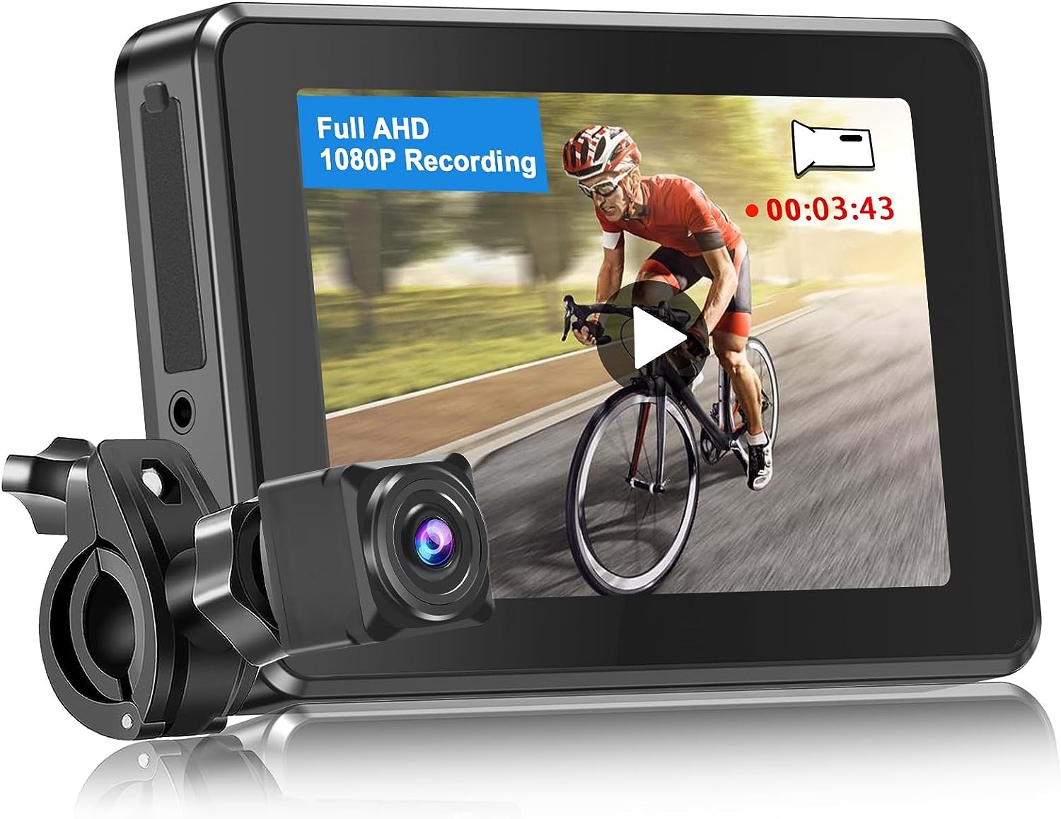 telecamera per retromarcia per bicicletta con registrazione