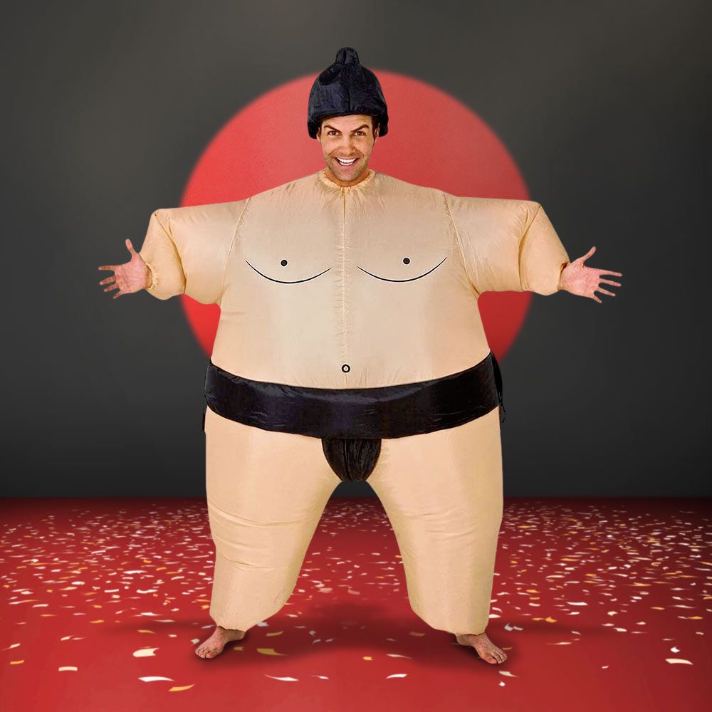 costume da sumo Costume gonfiabile per Halloween - lottatore di sumo