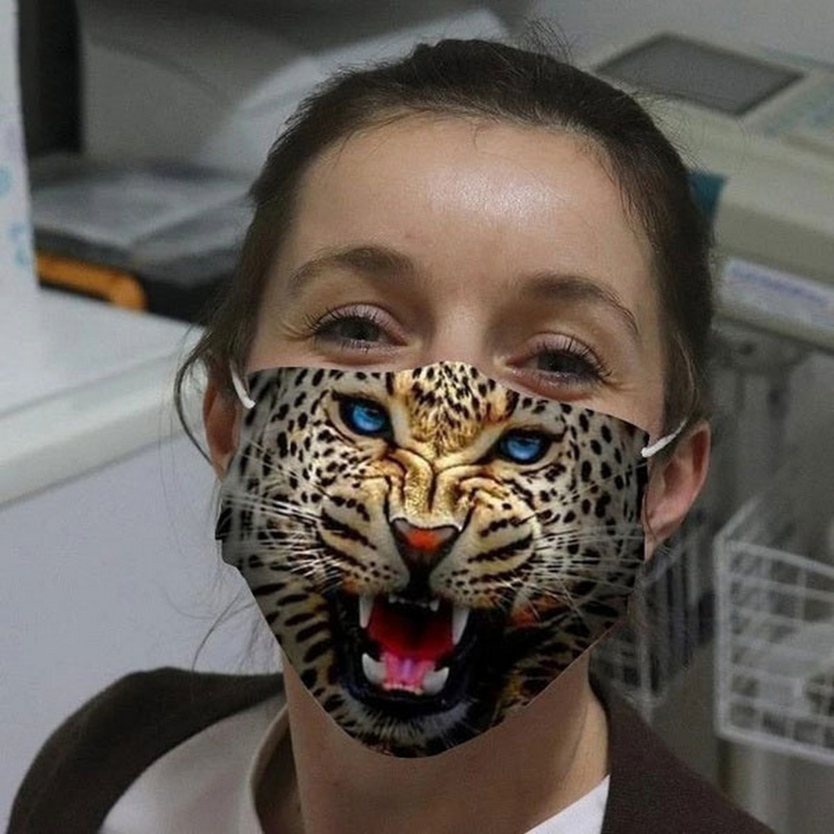 maschera leopardata
