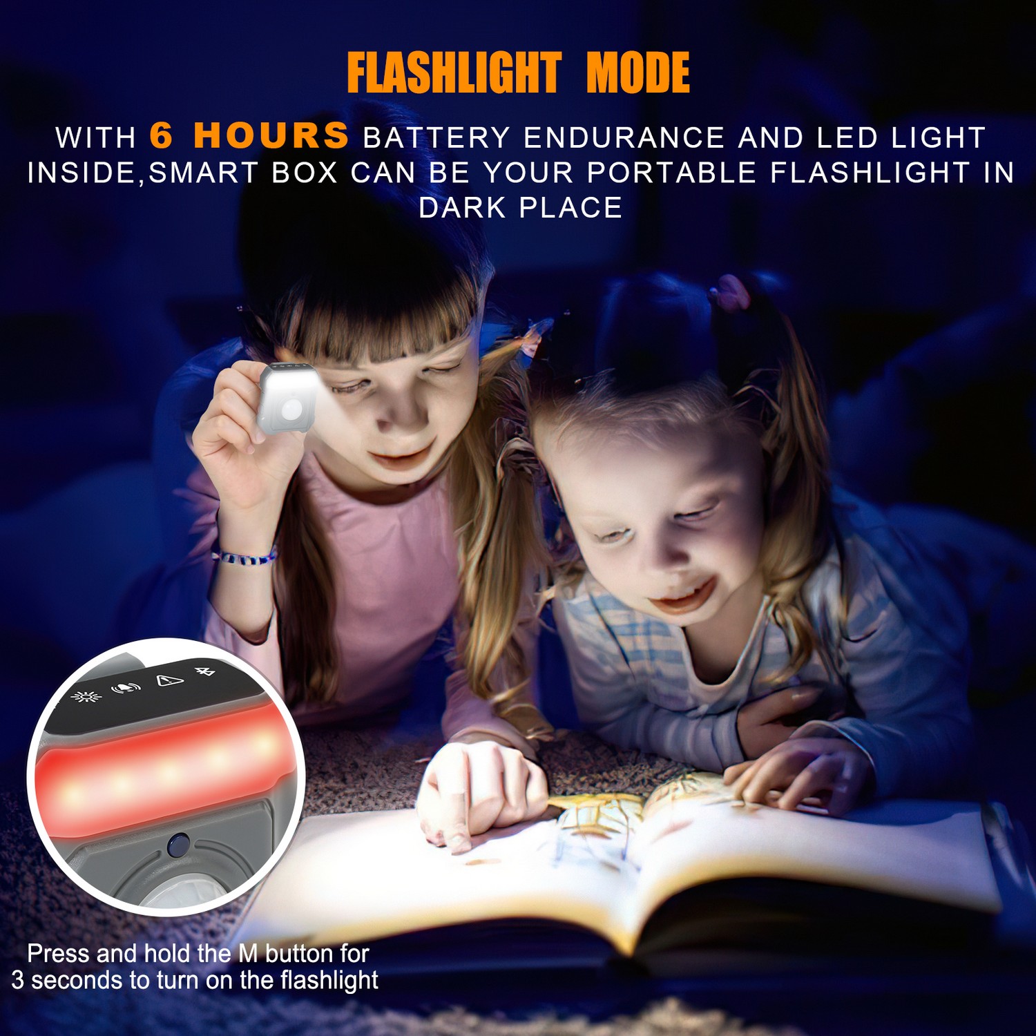 allarme intelligente di sicurezza - modalità torcia - luce LED