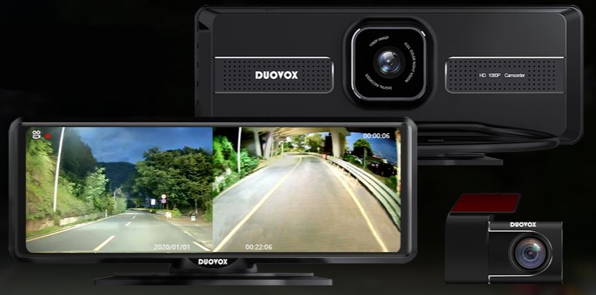 telecamera per auto con la migliore visione notturna - duovox v9