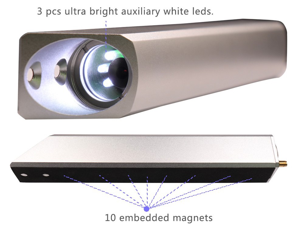 telecamera per carrello elevatore - luce LED