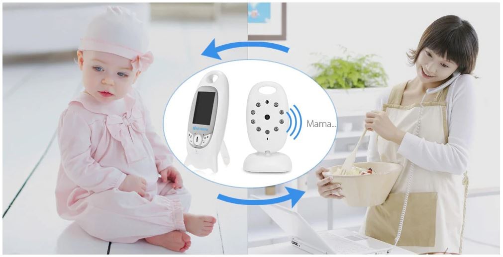 telecamera con monitor per il monitoraggio del bambino