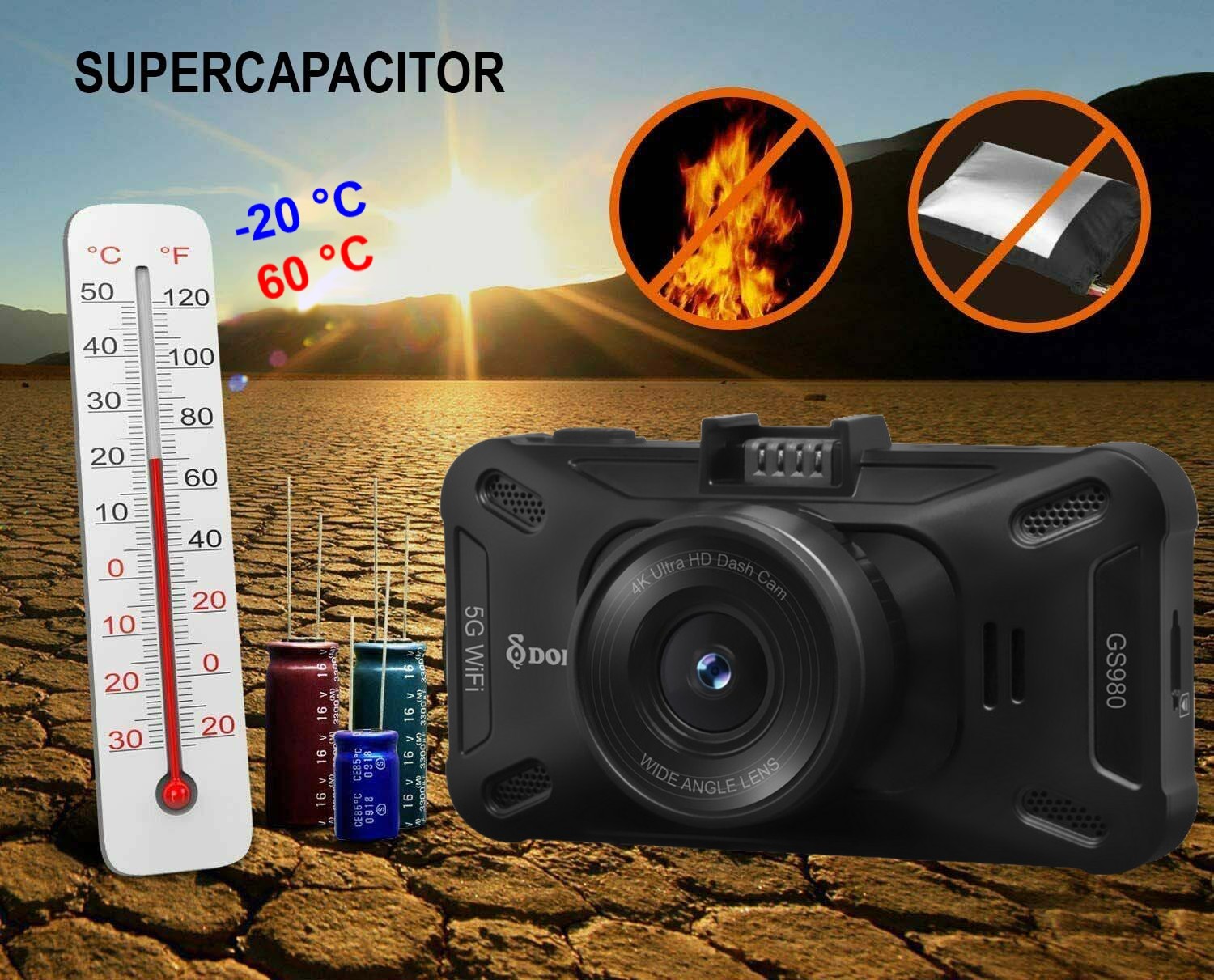 batteria supercondensatore per fotocamera per auto
