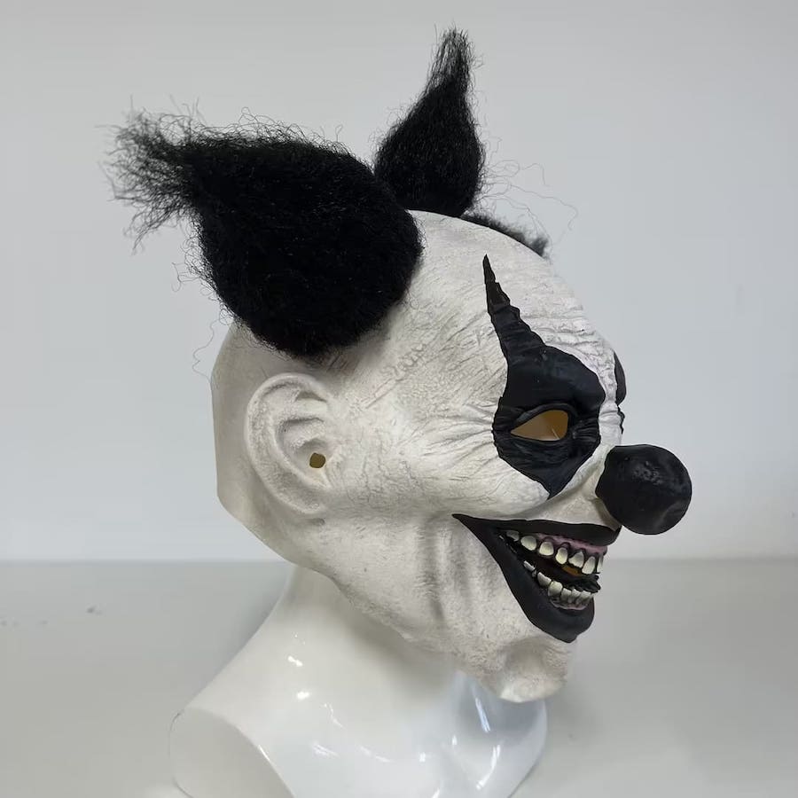 Maschera da clown spaventosa per carnevale