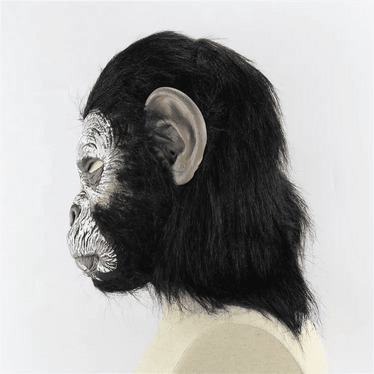 Maschera da scimmia di Halloween dal pianeta delle scimmie