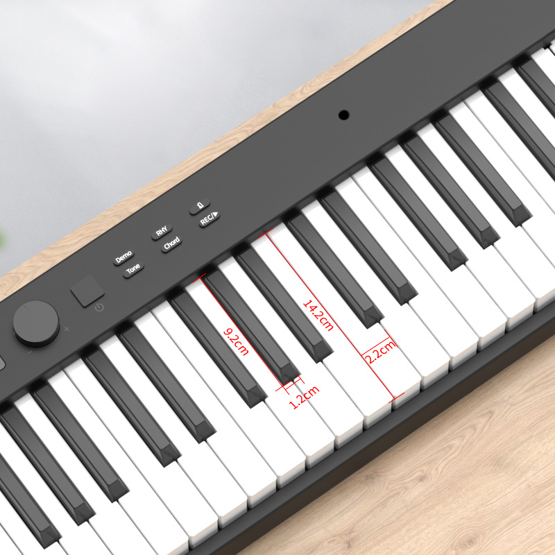 tasti del pianoforte digitale MIDI