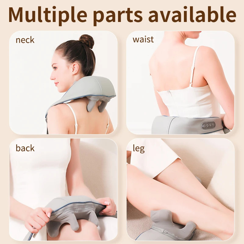 Dispositivo per massaggio rilassante per collo, ginocchia, gambe, zona lombare