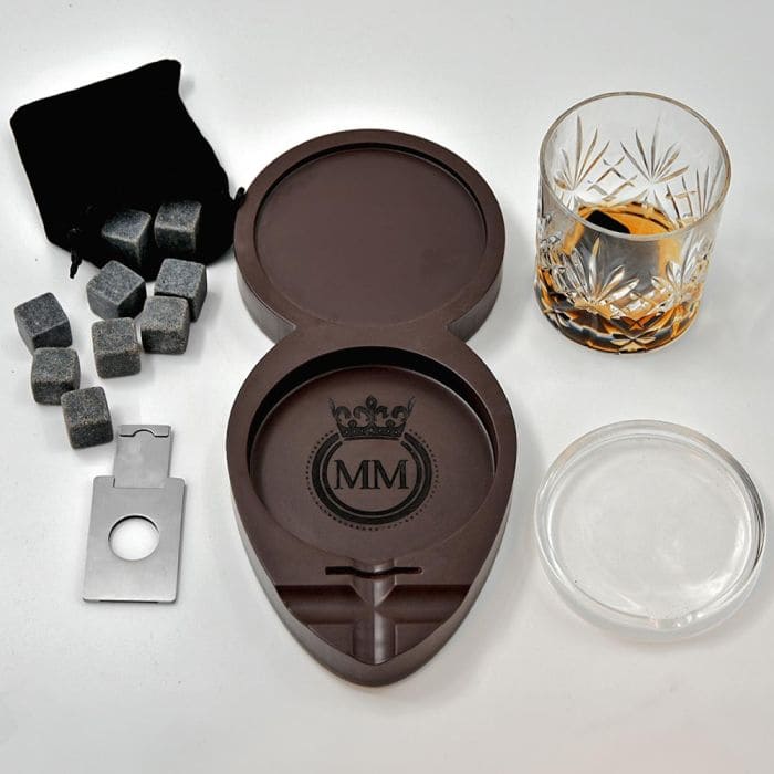 Set da whisky: set regalo di lusso per uomo