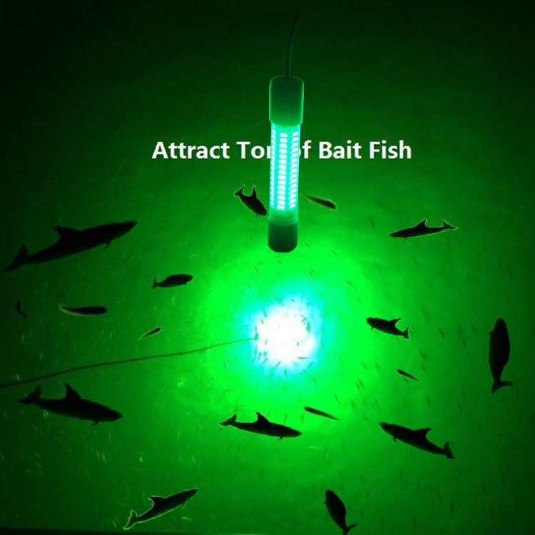 Faro da pesca LED verde - ideale per la pesca notturna - potenza fino a 300W