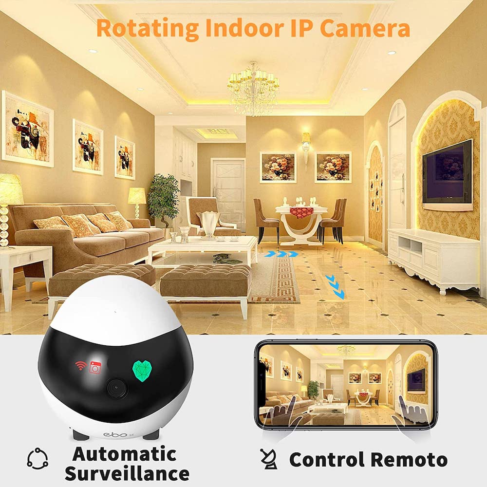 protezione di sicurezza robotica di casa, appartamento, proprietà, monitoraggio live p2p