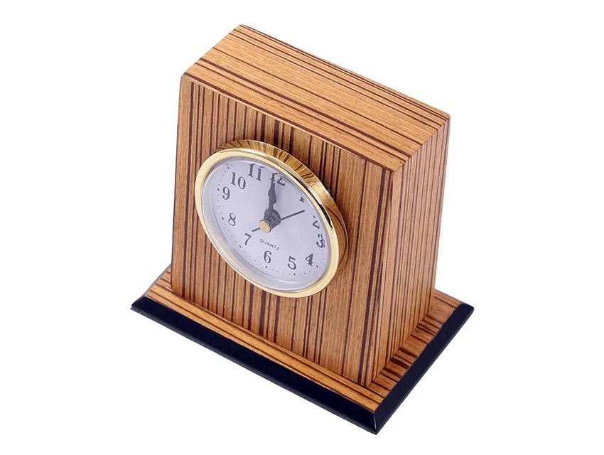orologio da ufficio set regalo di legno per il bos