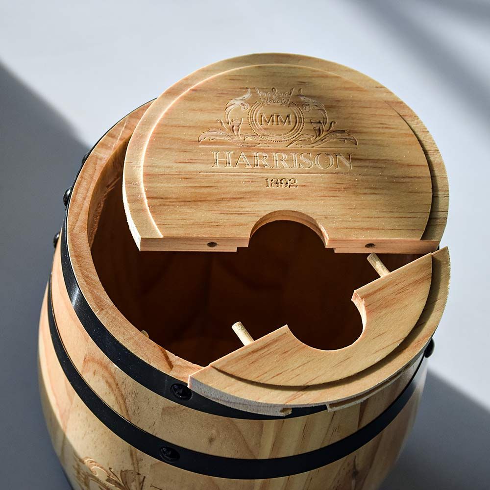 botte per vino whisky in legno mini 3L