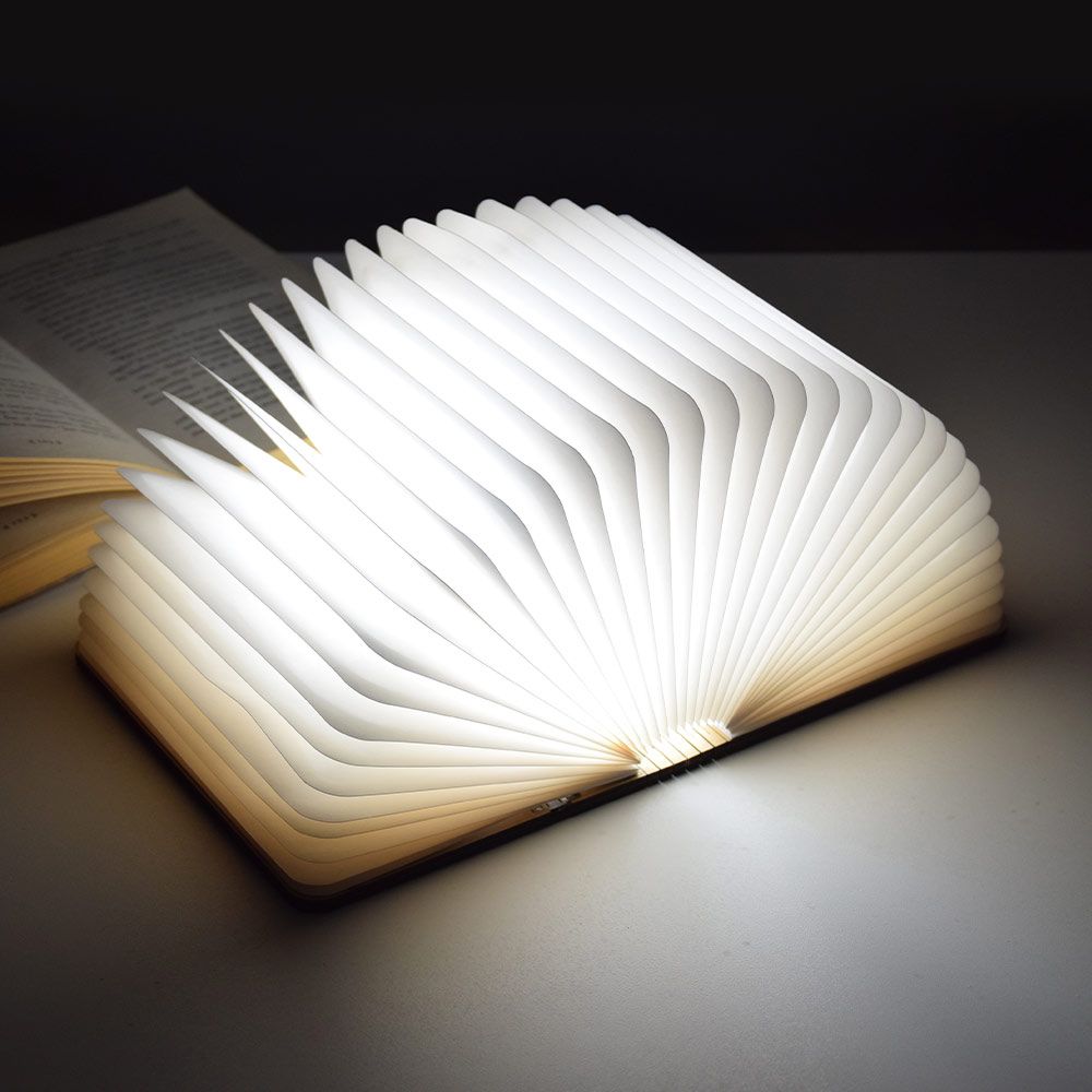 Libro LED - lampada a forma di libro pieghevole