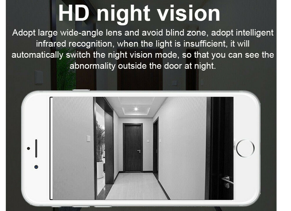 Videocitofono con visione notturna IR senza fili