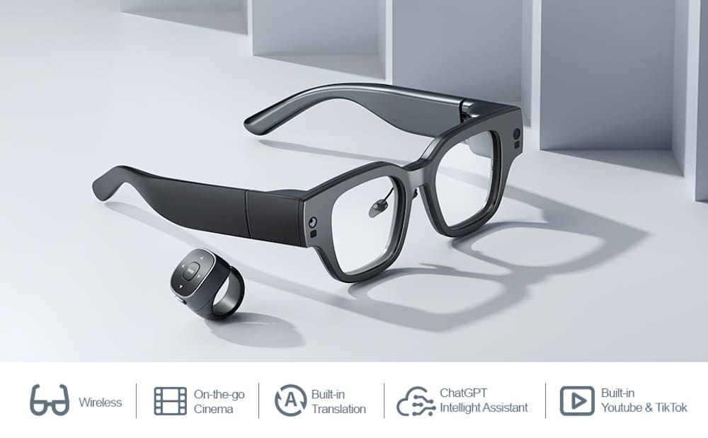 occhiali vr intelligenti con chat gpt smart 3D wireless