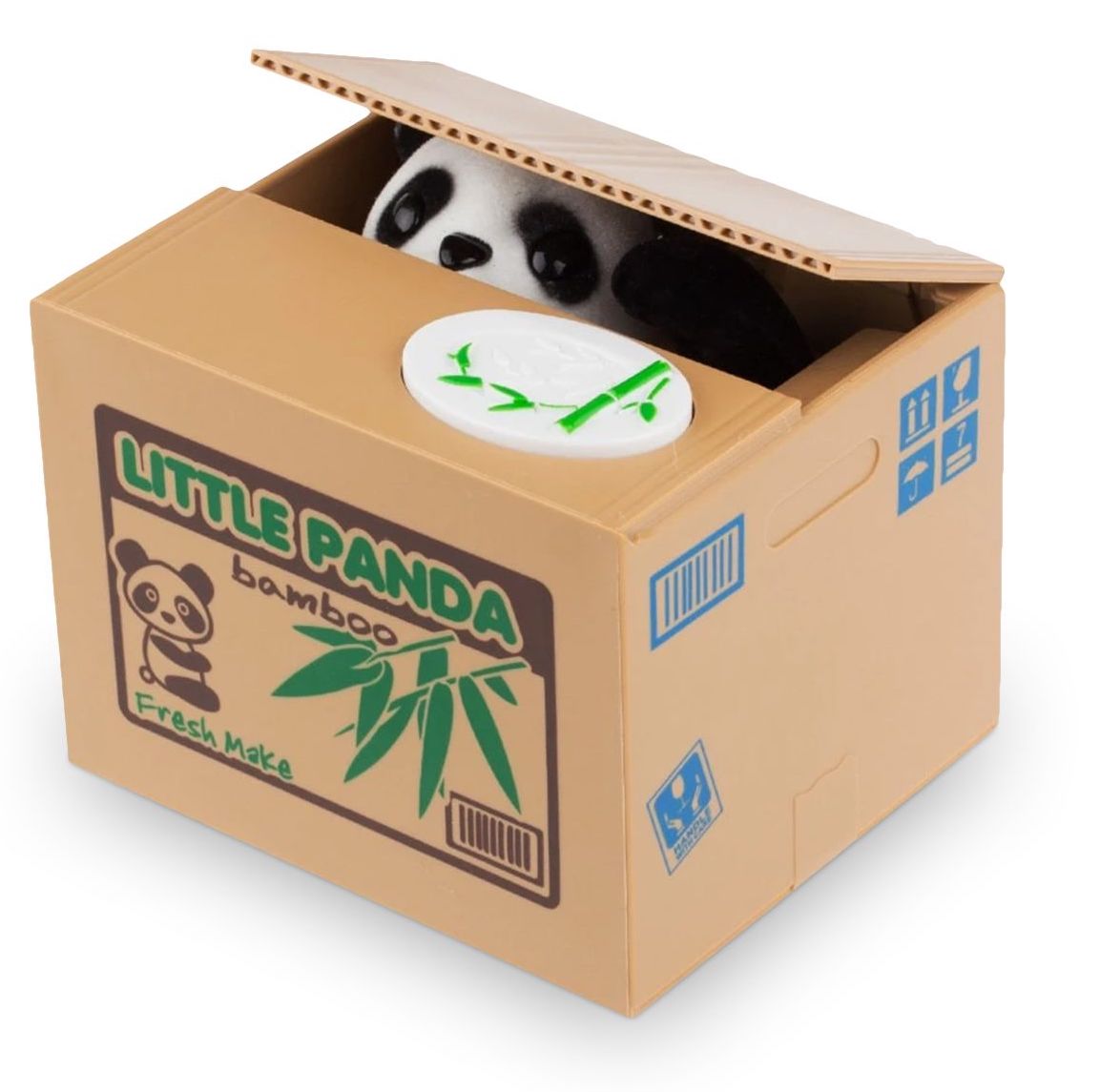 BOX per monete - una cassa elettronica a forma di PANDA