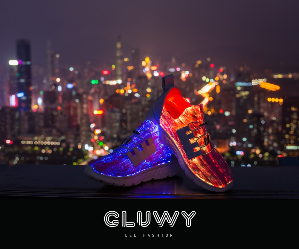scarpe da ginnastica gluwy LED lampeggianti