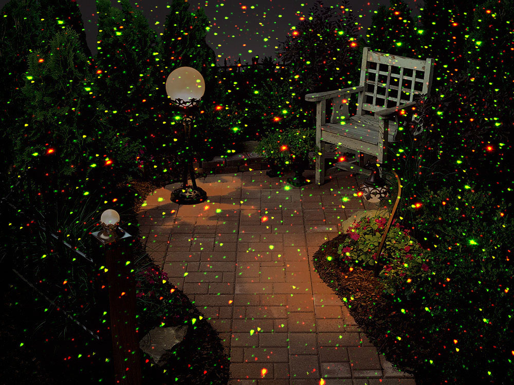 Proiettore natalizio laser a colori per proiezione domestica