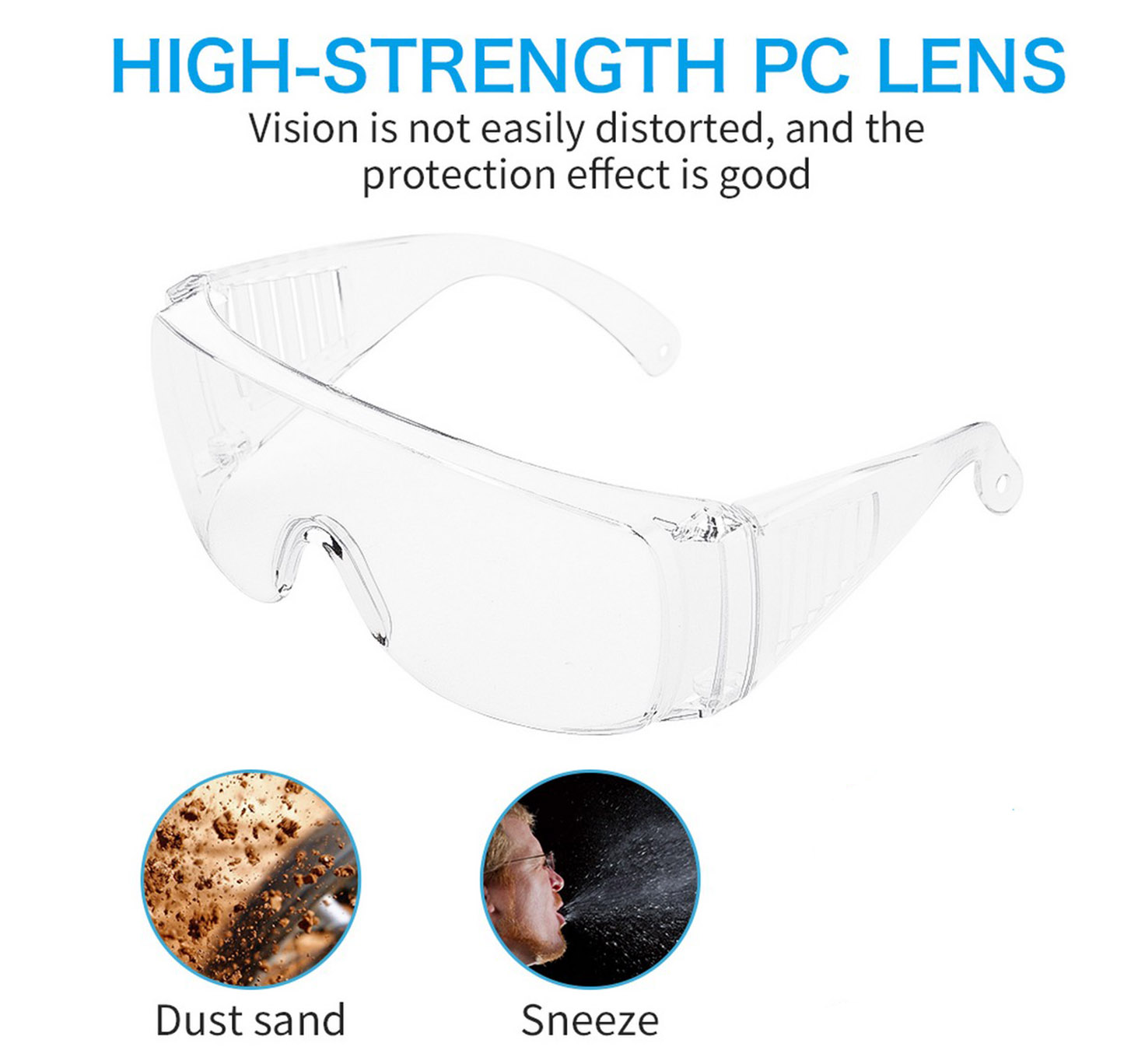 protezione degli occhi contro virus - occhiali
